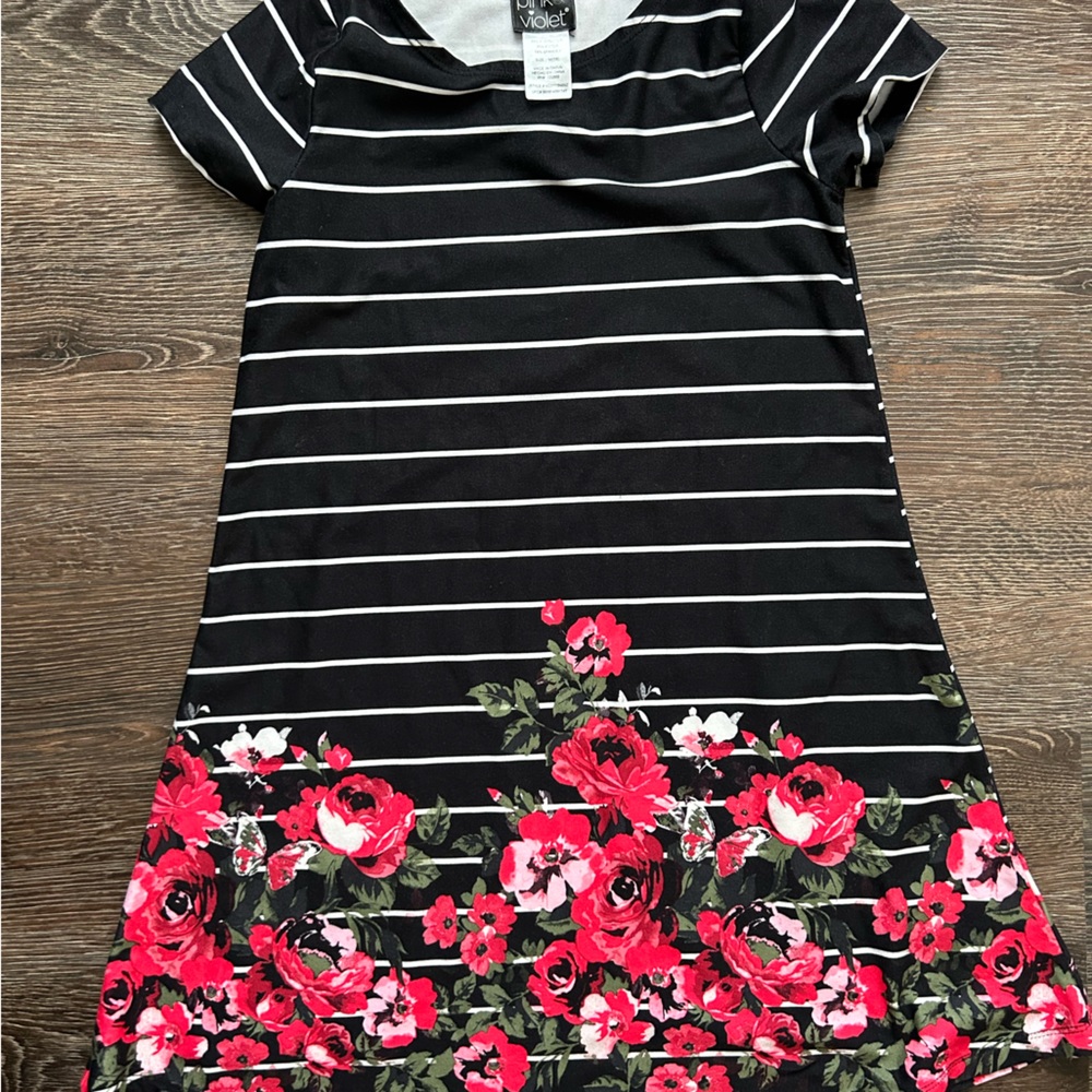 Kids Girl Flower Dress Size M(7/8)